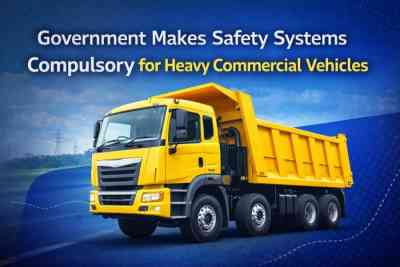Government Makes Safety Systems Compulsory for Heavy Commercial Vehicles